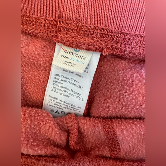 Crewcuts boys xl Salmon colored sweatpants. Excellent condition! - Picture 3 of 4